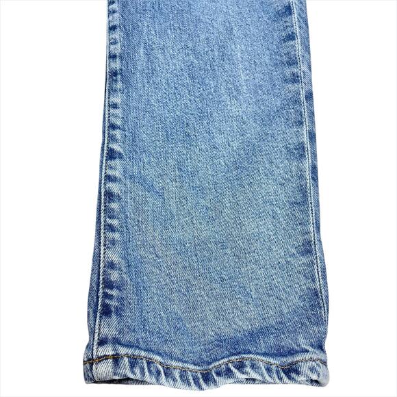 AGOLDE Toni Mid-Rise Slim Straight Ankle Jeans Medium Wash Size 28 - Picture 4 of 9